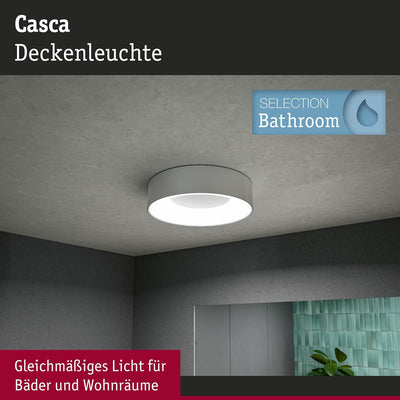 Paulmann 71094 Casca LED-Deckenleuchte LED 16W Aluminium (matt)