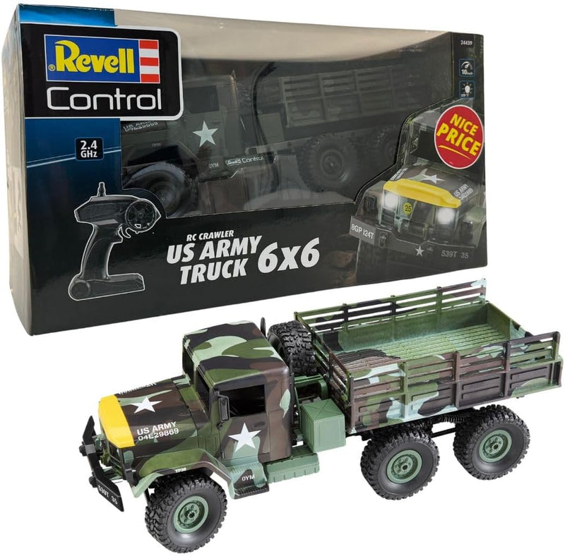 Revell Control US Army Truck I ferngesteuerter Militär Truck im Massstab 1:16 I Hochwertige Verarbei