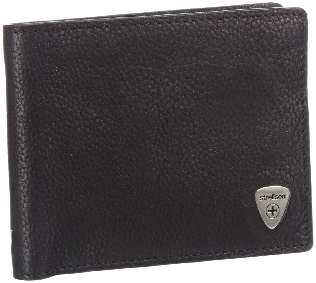 Strellson Harrison BillFold H8 4010001045 Herren Geldbörsen 12x10x1 cm (B x H x T), Schwarz (black 9