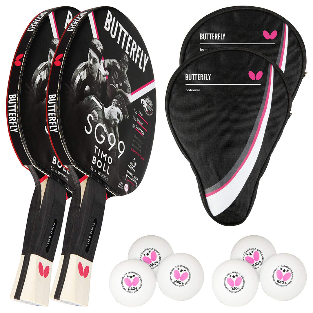 Butterfly® Timo Boll SG99 Tischtennisschläger | Tischtennis Racket Bat Profi & Wettkampf | taktisch