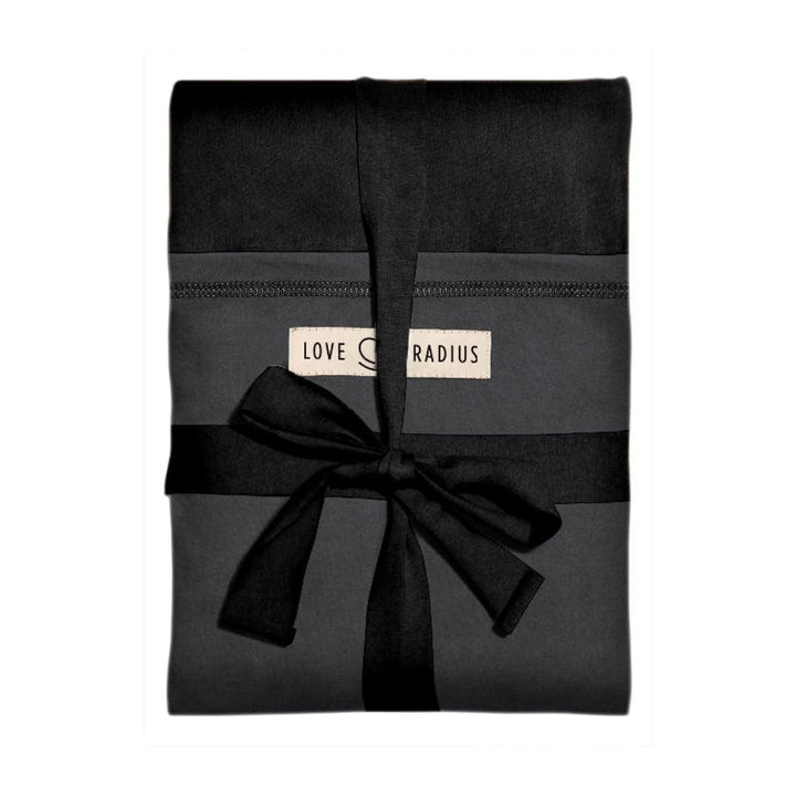 Love Radius "L'Original JPMBB" Tragetuch schwarz anthrazit Schwarz mit anthrazitfarbener Tasche, Sch