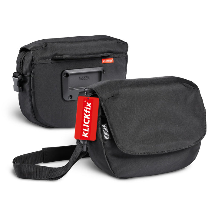 Borgen KLICKfix Lenkertasche Fahrrad - Wasserabweisende und geräumige Fahrrad Lenkertasche 5 L - Fah