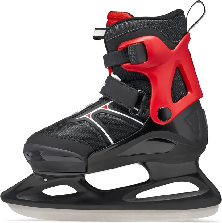 Bladerunner Micro XT Ice Schlittschuh Grössenverstellbar, Jungen, Schwarz/Rot 29-34 (UK: 11J-1 / US: