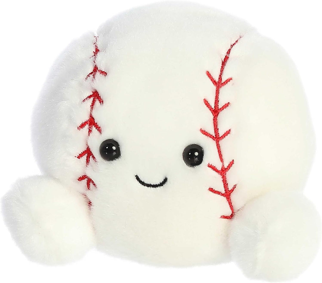 Aurora Adorable Palm Pals Slugger Baseball Stuffed Animal - Pocket-Sized Play - Collectable Fun - Wh