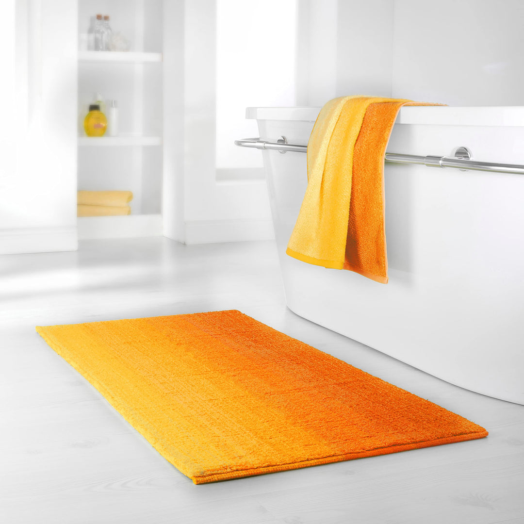 Dyckhoff Badteppich Colori, Gelb, 70 x 120 cm, 100% Bio Baumwolle, GOTS 70 x 120 cm Gelb, 70 x 120 c