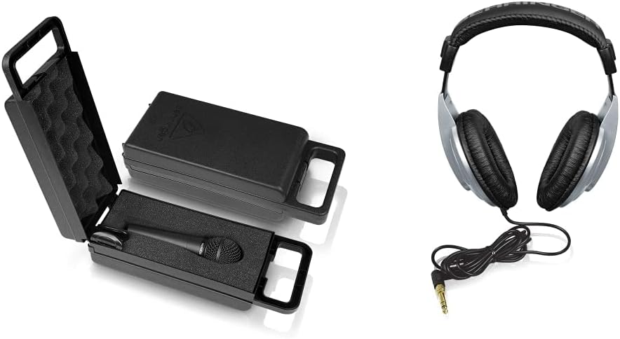 Behringer Ultravoice XM8500 Dynamisches Gesangsmikrofon mit Nierencharakteristik & Headphones HPM100