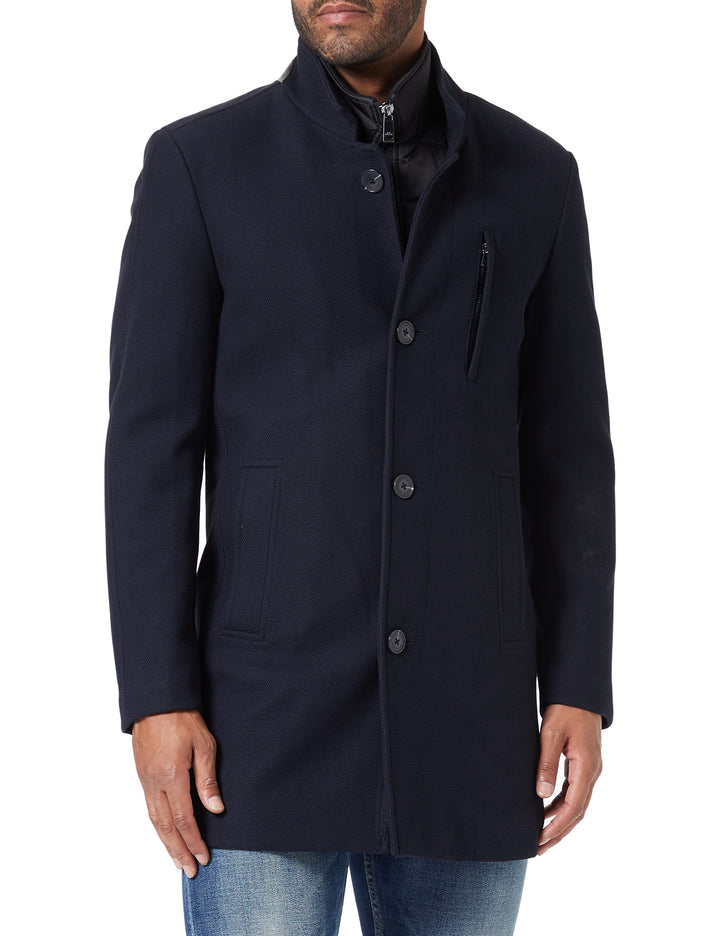 Roy Robson Herren Mantel 56 Schwarz, 56 Schwarz