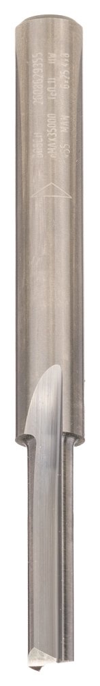 Bosch Professional Vollhartmetall-Nutfräser (für Holz, Schaft 8mm, Ø6mm, Arbeitslänge 25,4mm, Gesamt