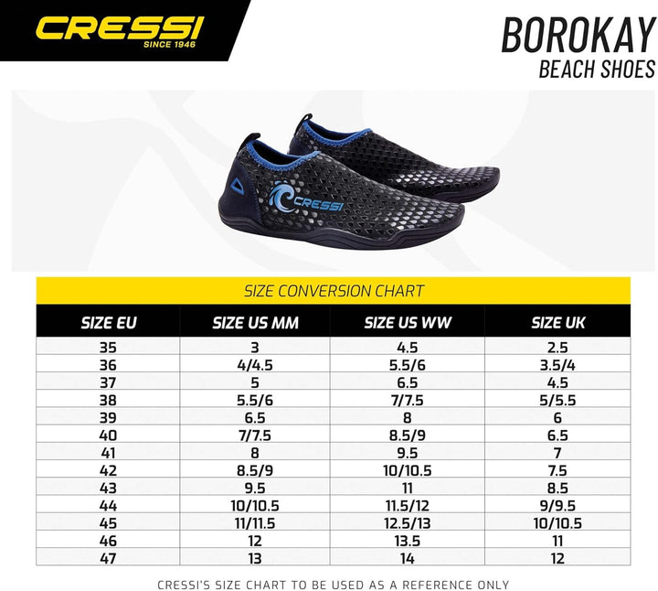 Cressi Borocay Shoes Unisex Erwachsene Wassersportschuhe 36 EU Royal Blau, 36 EU Royal Blau