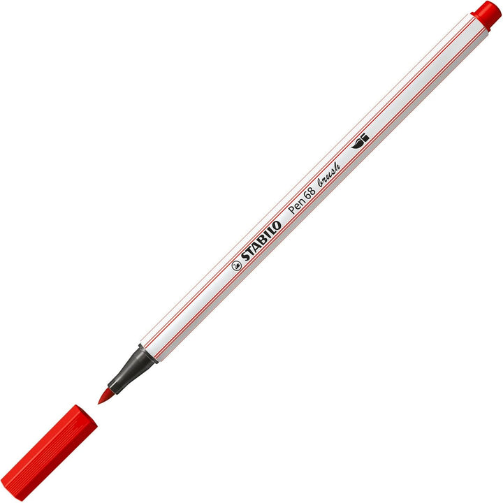 Premium-Filzstift mit Pinselspitze für variable Strichstärken - STABILO Pen 68 brush - 25er Metallet