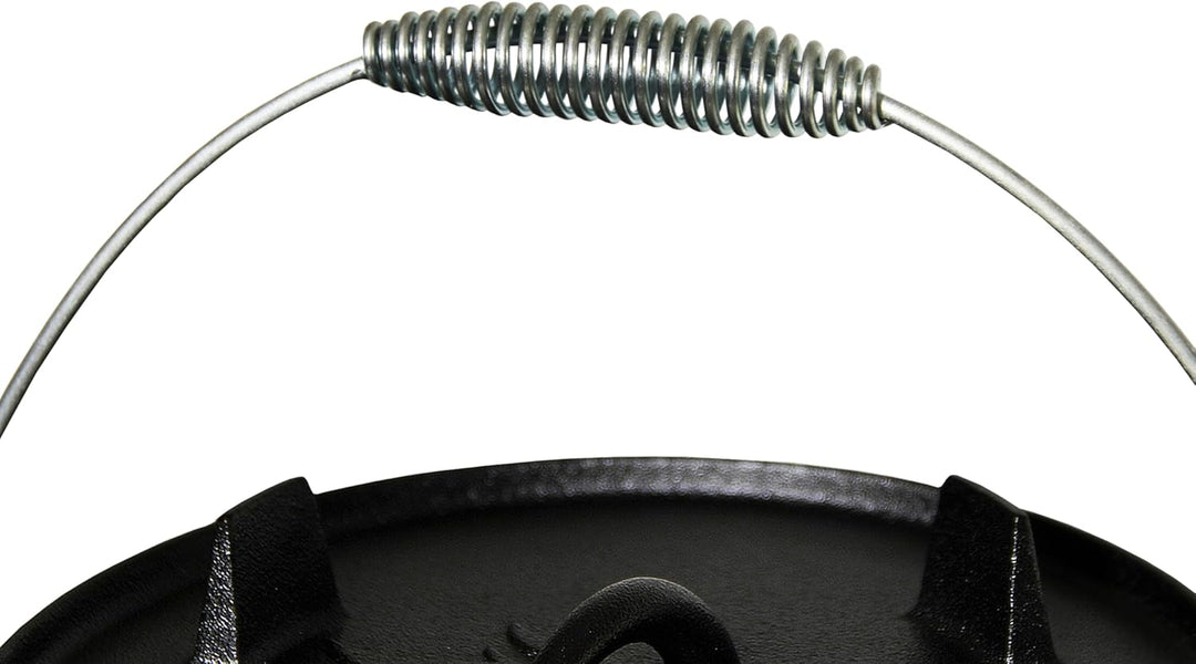 Dutch Oven Set Gusseisen 1,8L-13,6L – Feuertopf mit Deckelheber, Schmortopf mit & ohne Füsse, Schlit