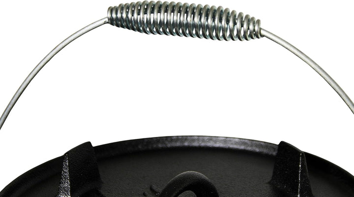 Dutch Oven Set Gusseisen 1,8L-13,6L – Feuertopf mit Deckelheber, Schmortopf mit & ohne Füsse, Schlit