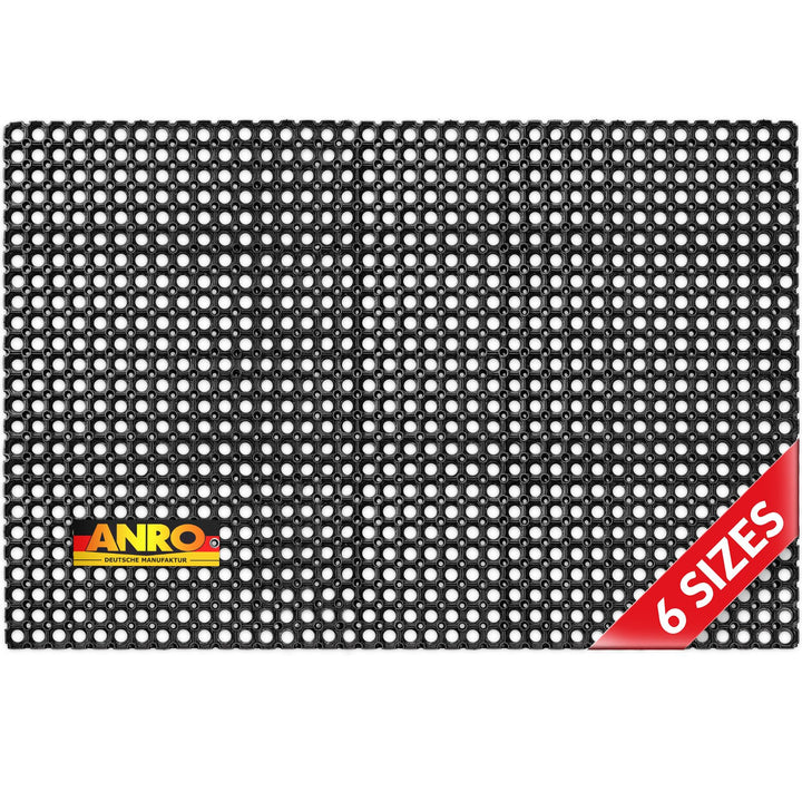 Ringgummimatte Gummimatte Wabenmatte mit Lochmuster Drainage Fussmatte Fussabtreter mit Löchern Schm