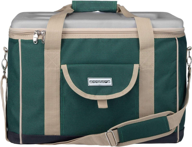 anndora Kühltasche XL 40 Liter - Isotasche Kühlbox Picknicktasche Farbauswahl XL gruen, XL gruen