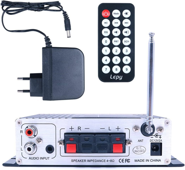 LP-V9S Lepy Digital Player Auto Power Hi-Fi Stereo Audio Verstärker DVD MP4 Lautsprecher Auto Motorr