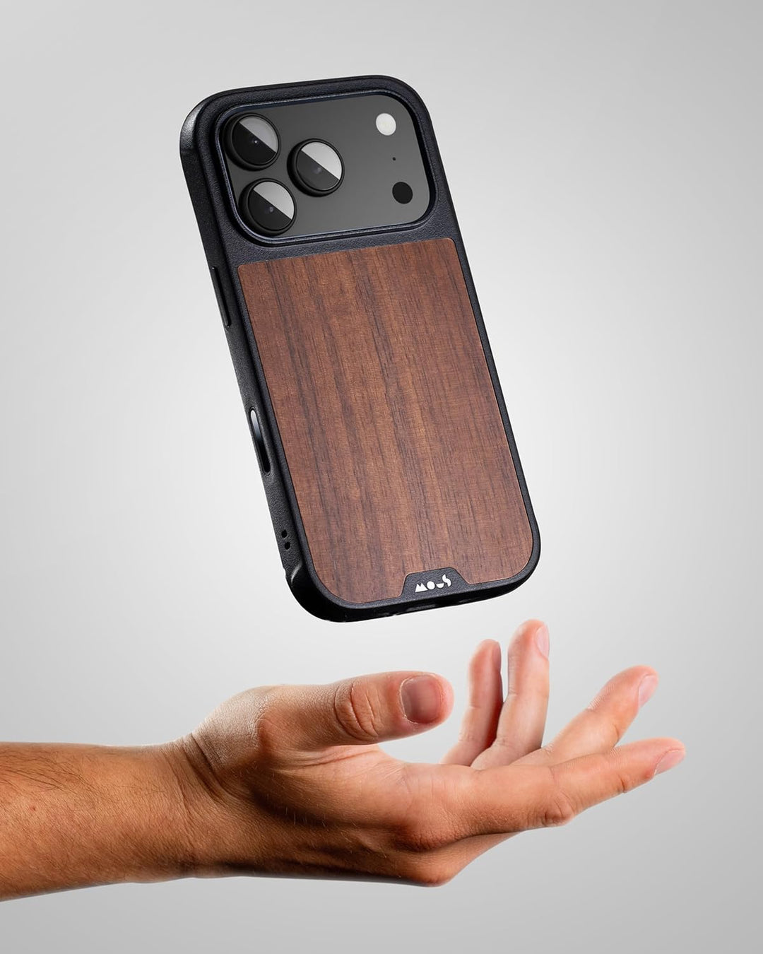 Mous Hülle für iPhone 17 Pro 6,3", kompatibel mit MagSafe [Kamerasteuerung Cover] - Limitless - Schü