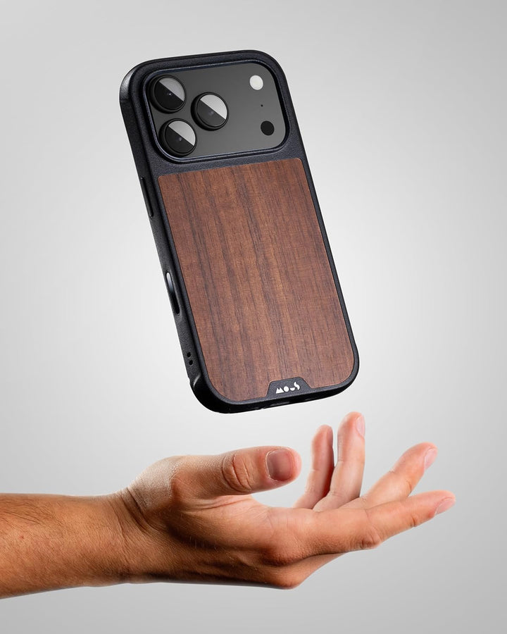 Mous Hülle für iPhone 17 Pro 6,3", kompatibel mit MagSafe [Kamerasteuerung Cover] - Limitless - Schü