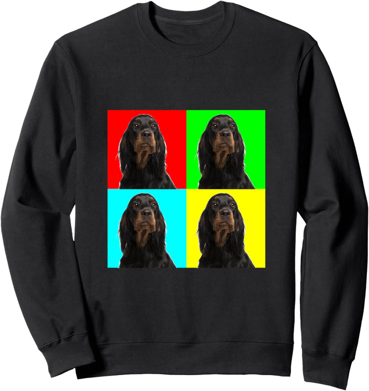 Pop Art Dog Gordon Setters Sweatshirt