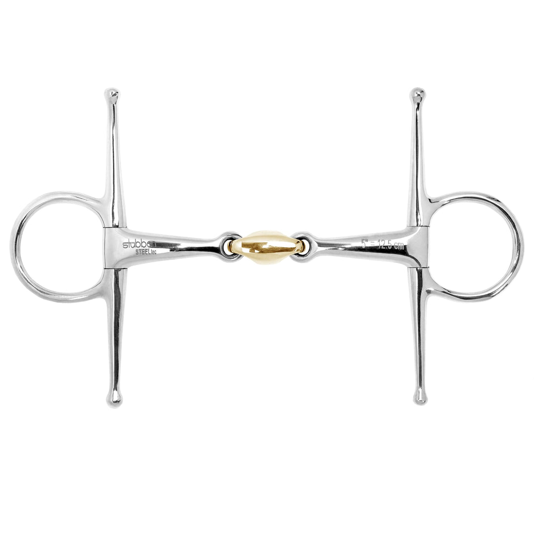 Stübben Gebiss 2270 Schenkeltrense doppelt gebrochen 12,5 cm - 16 mm - Edelstahl, 12,5 cm - 16 mm -