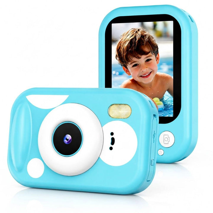 CHAKEYAKE Unterwasserkamera, IP67 10M/32.8FT Kinderkamera 1080P wasserdichte Digitalkamera mit 2.4"