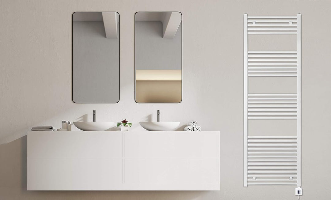 anapont Badheizkörper, Heizkörper, Weiss, gebogen, hochwertig, in verschiedenen Grössen erhältlich,