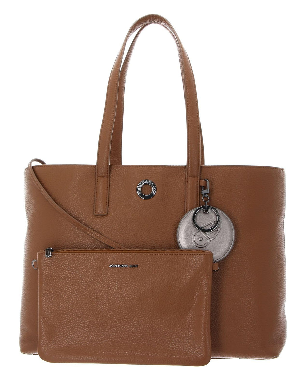 Mandarina Duck Damen Mellow Leather, Rosa (Pink), 36x27x15 (L x H x W) Braun (Indian Tan), Braun (In
