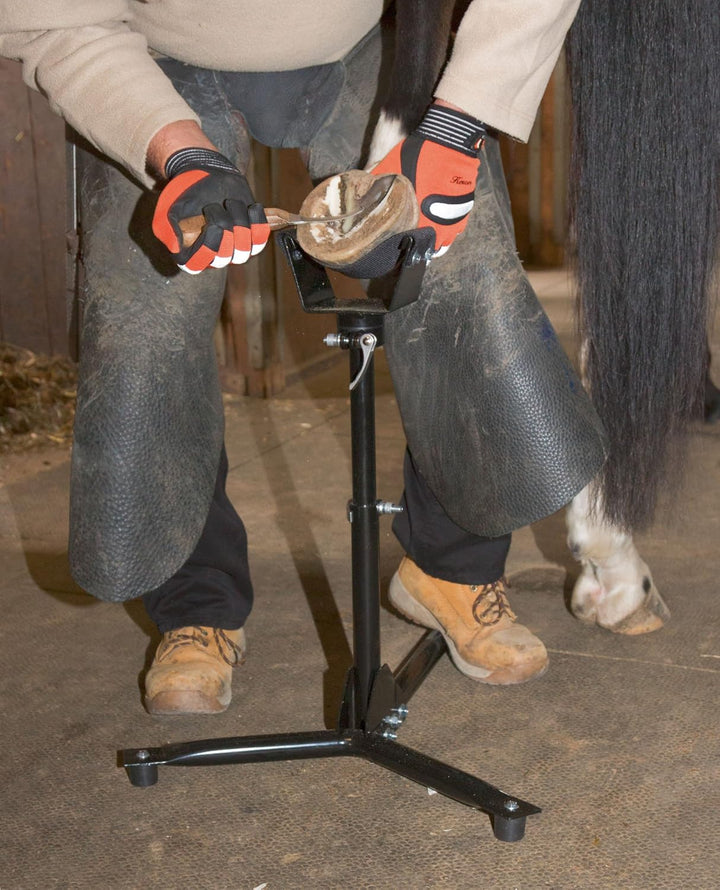 Kerbl Hufbock EcoFlex (einstellbarer Hufschmiedebock mit einstellbarer Höhe von 35-63 cm) 16180