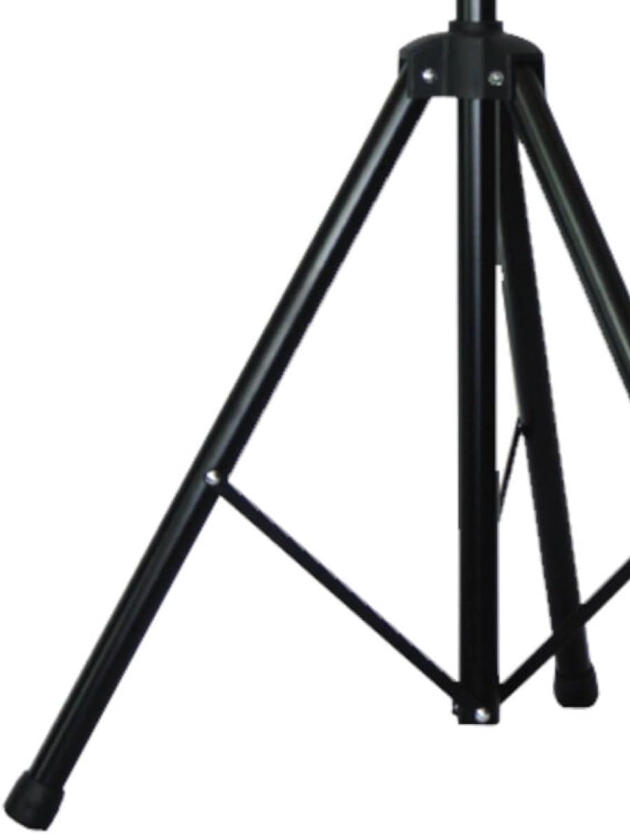 Ibiza - SS03 - Aluminium-Lautsprecherständer, max. 1,80 m und 30 kg - Inklusive Tragetasche - Schwar