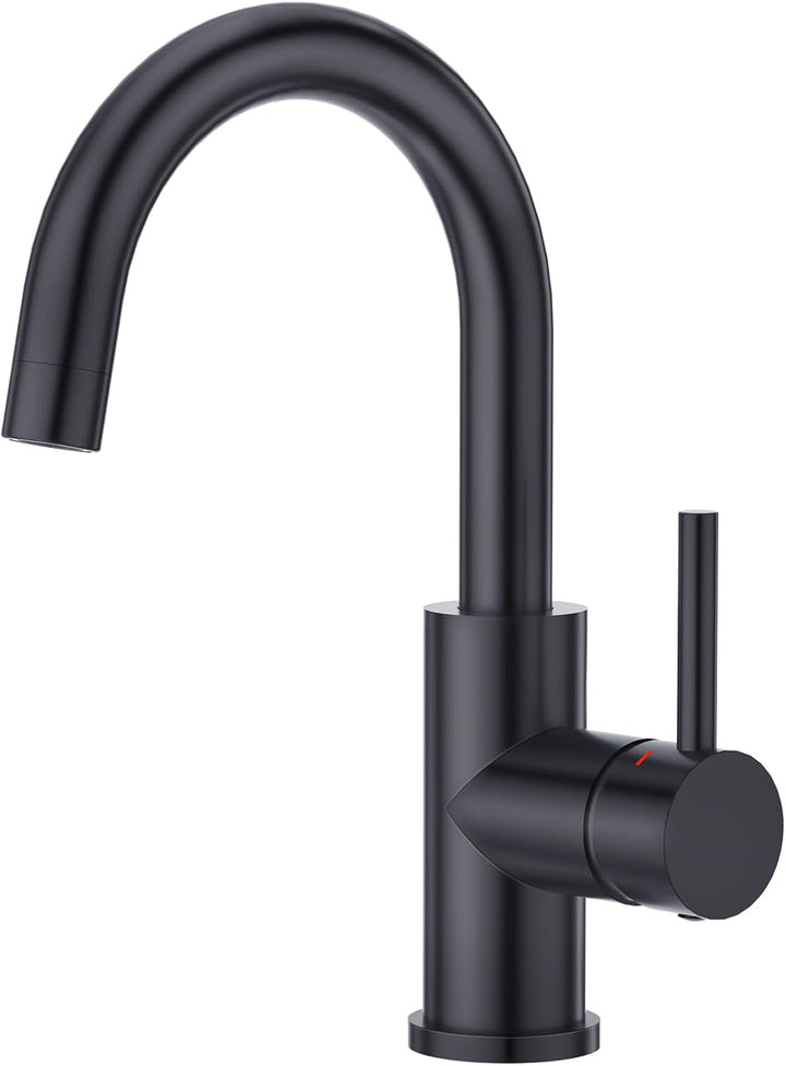 CREA Wasserhahn Küche, 360° Drehbare Küchenarmatur für Kleine Küche, Mischbatterie für Küche oder Ba