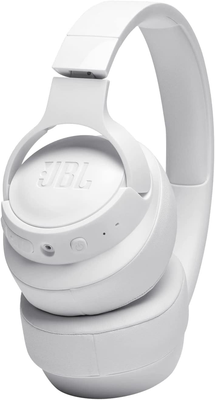 JBL Tune 710 BT – Faltbare Bluetooth Over-Ear Kopfhörer - Weiss – Kabellose Ohrhörer mit JBL Pure Ba