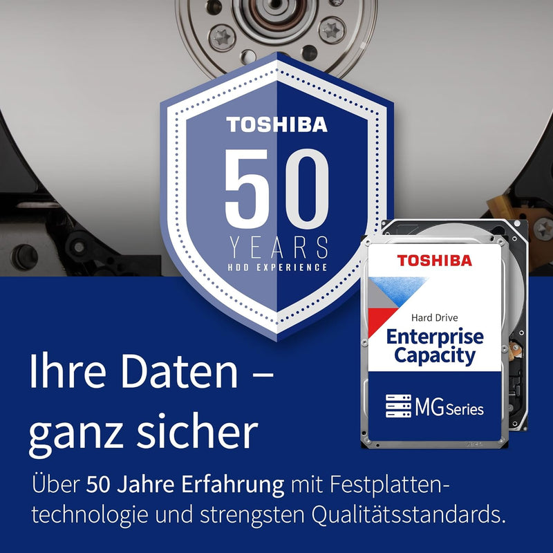 Toshiba 10TB Enterprise Internal Hard Drive – MG Series 3.5&