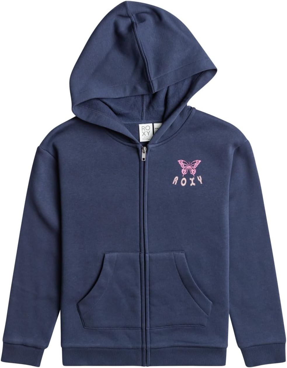 Roxy Mädchen Wildest Dreams Zipped Sweatshirt (1er Pack) 10 Jahre Mood Indigo, 10 Jahre Mood Indigo