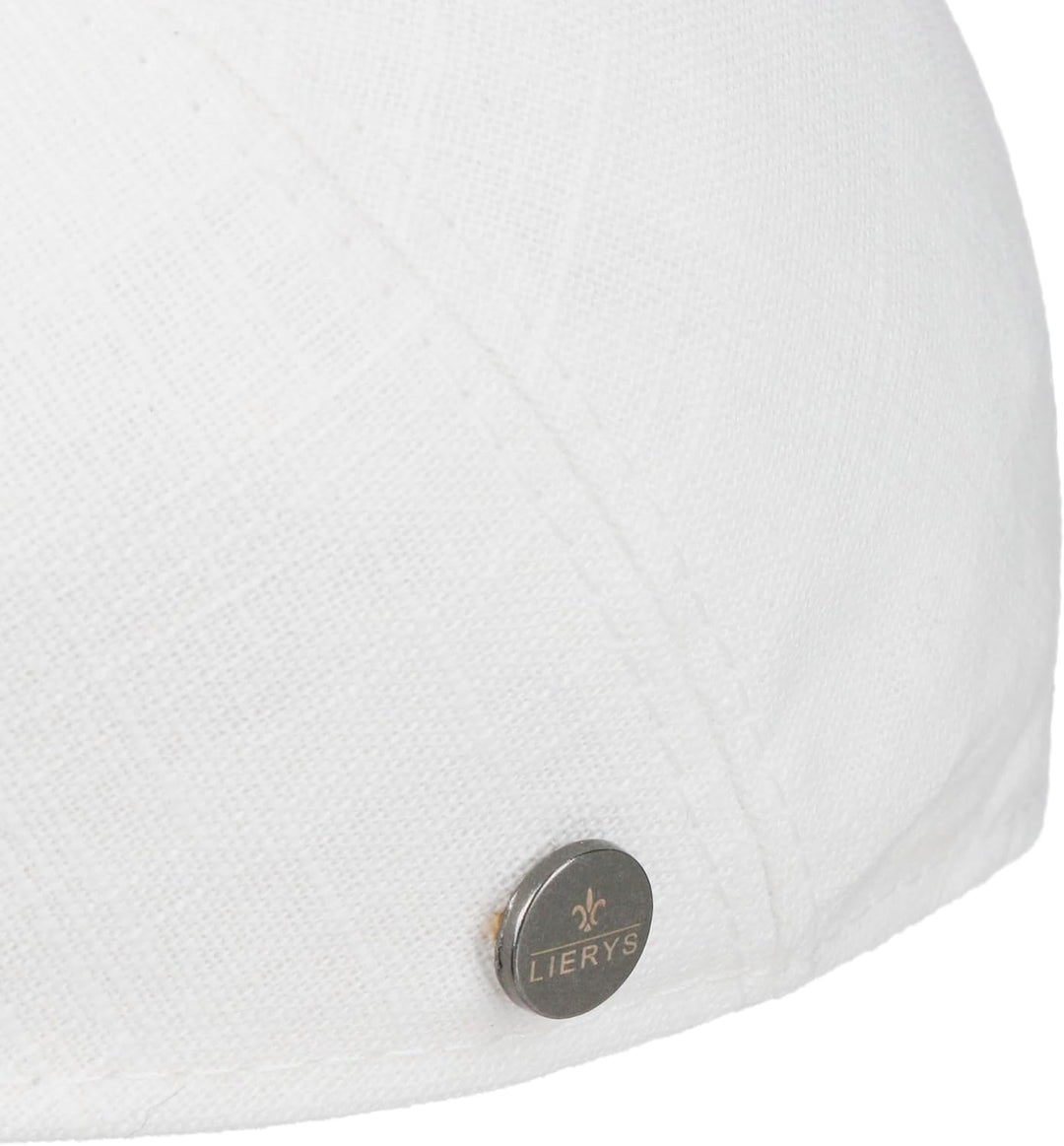 LIERYS Elegantes Design: Die melierte dunkelblaue Flatcap besticht durch ihre frische Ausstrahlung u