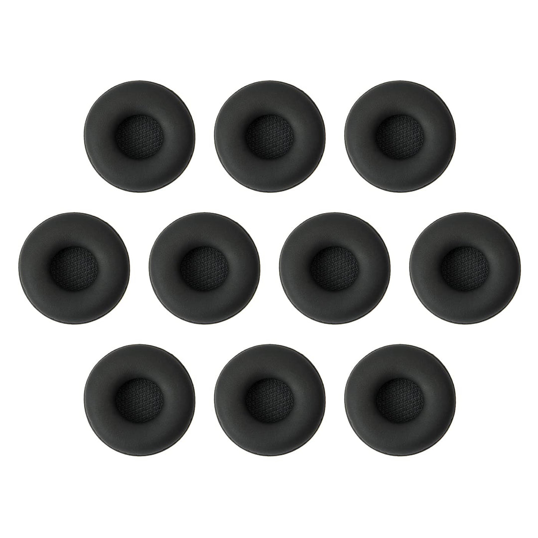 Jabra Ersatz-Kunstleder-Ohrkissen für Headsets der Biz 2400 II Serie, Packung mit 10 Stück, schwarz