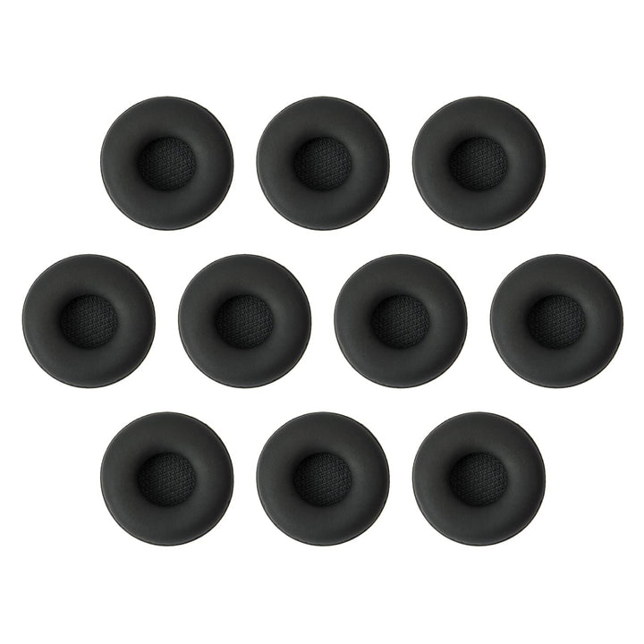 Jabra Ersatz-Kunstleder-Ohrkissen für Headsets der Biz 2400 II Serie, Packung mit 10 Stück, schwarz