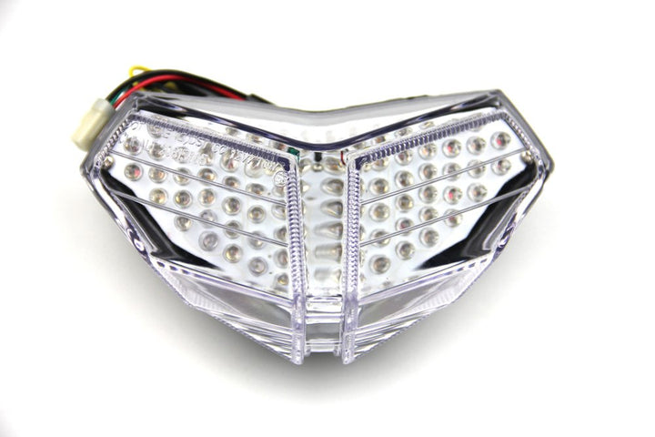 aVDB-moto LED-Bremslicht mit integrierten Blinker kompatibel mit Ducati 848, 1098, 1198 (Klar), Klar