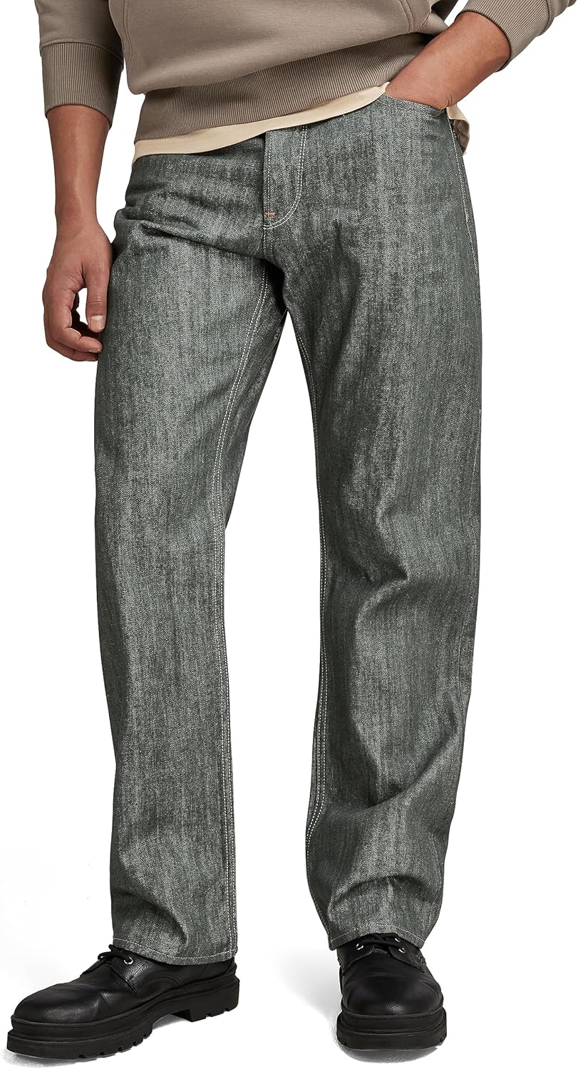G-Star RAW Herren Jeans Dakota Regular Straight Jeans 30W / 34L Blau (Raw Denim D23691-d479-001), 30