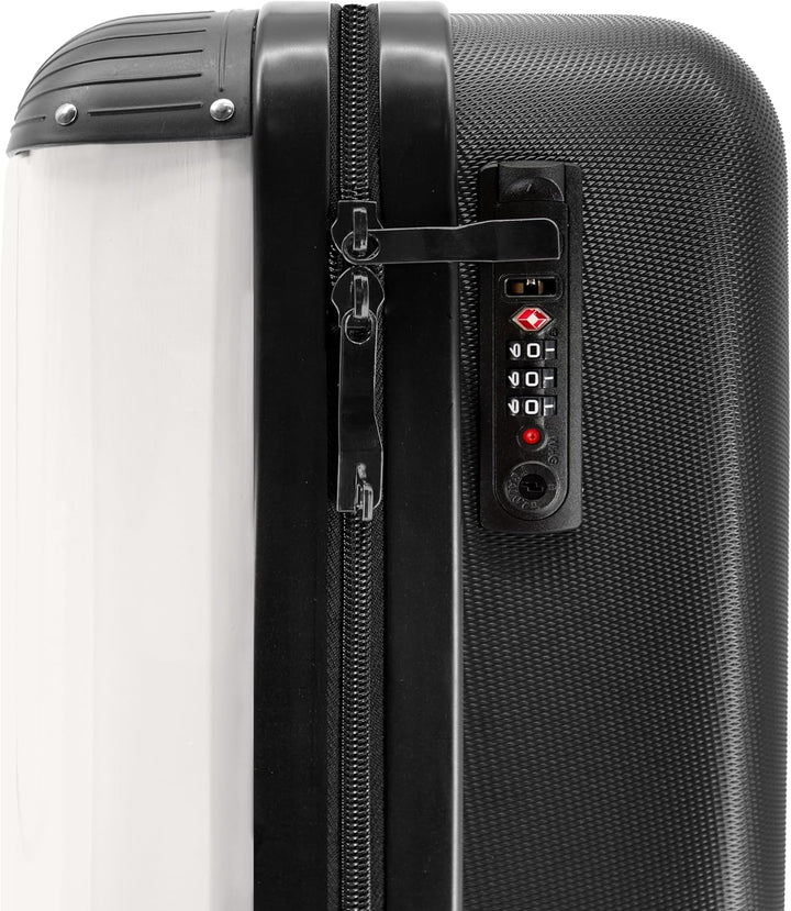 NoBoringSuitcases.com® Kinderkoffer Mädchen - Koffer Kinder - Hartschalenkoffer Einhorn - Koffer Ros