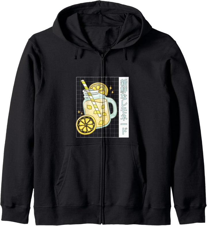 Limonade Otaku Anime ästhetische Kawaii Fall Kapuzenjacke