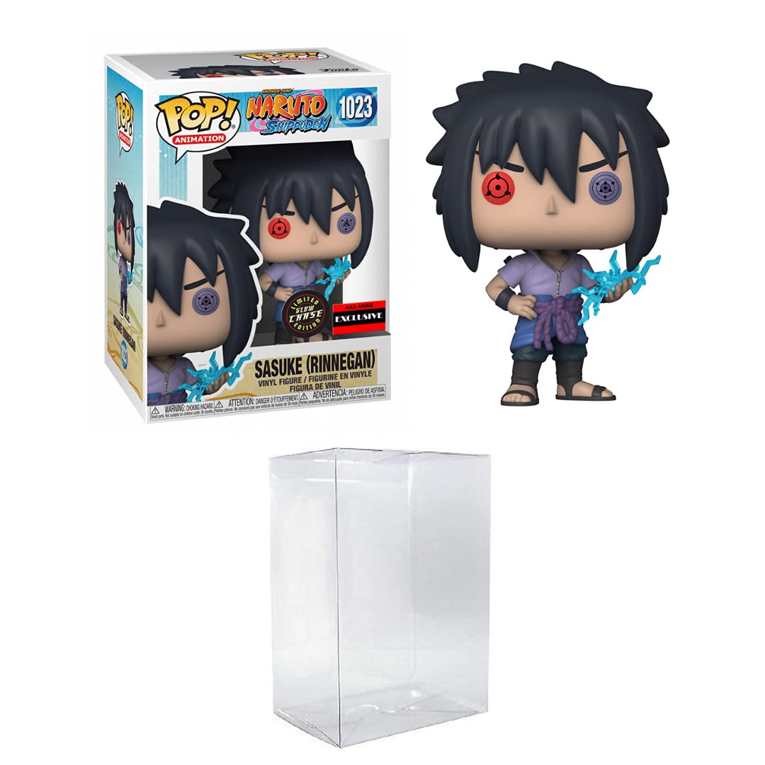 Funko Naruto Shippuden Sasuke Uchiha (Rinnegan) Pop Figure Chase Bundled with a Byron's Attic Pop Pr