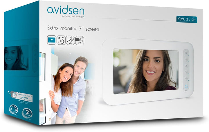 AVIDSEN YLVA 3 und 3+, Zusätzlicher Monitor 7 Zoll