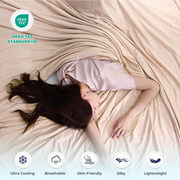 Luxear selbstkühlende Decke, Arc-Chill Q-Max 0,5 Kühldecke, 2 in 1 doppelseitige dünne Sommerdecke B