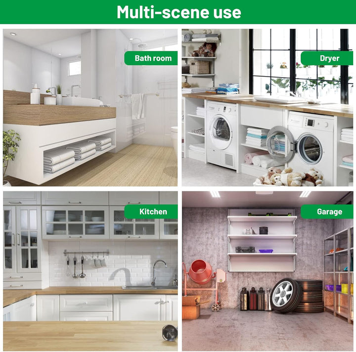 LALAGO Lüftungsgitter 100mm, Rückstauklappe Wetterschutzgitter Edelstahl mit beweglichen Lamellen, L