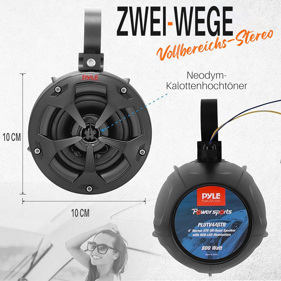 Pyle Outdoor Box Wasserdicht – Outdoor Speaker – Aussenlautsprecher Wasserfest 800W als Lautsprecher
