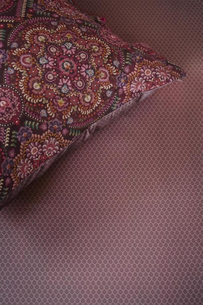 Pip Studio Perkal-Spannbettlaken Thousand Leaves Farbe Mauve Grösse 100x200 HH: 25