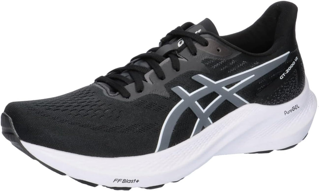 ASICS Herren GT-2000 12 44 EU Black Carrier Grey, 44 EU Black Carrier Grey