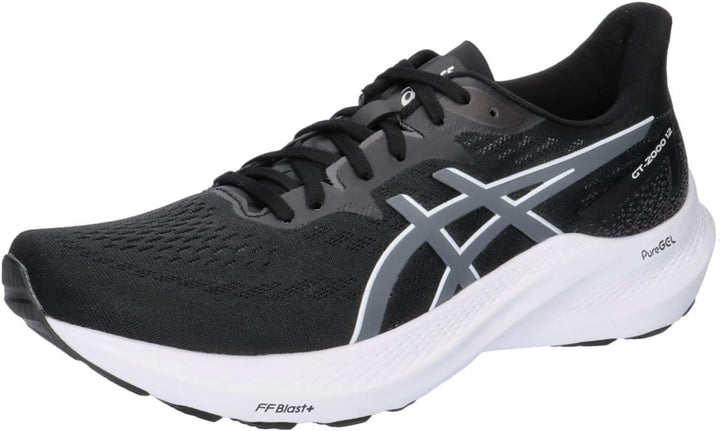 ASICS Herren GT-2000 12 44 EU Black Carrier Grey, 44 EU Black Carrier Grey