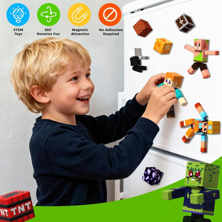 10 pcs Spielzeug Figuren Set Kompatibel mit Allen Magnetische Bausteine/Magnetbausteinen, Förderung