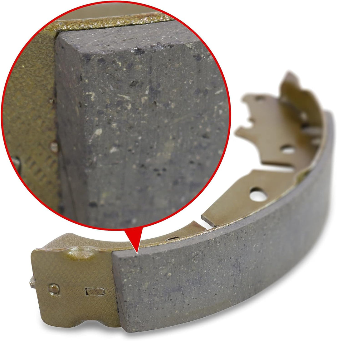 4x Bremsbacken, Satz Bremsbacken Ø228x42 für Trommelbremse hinten Hinterachse,