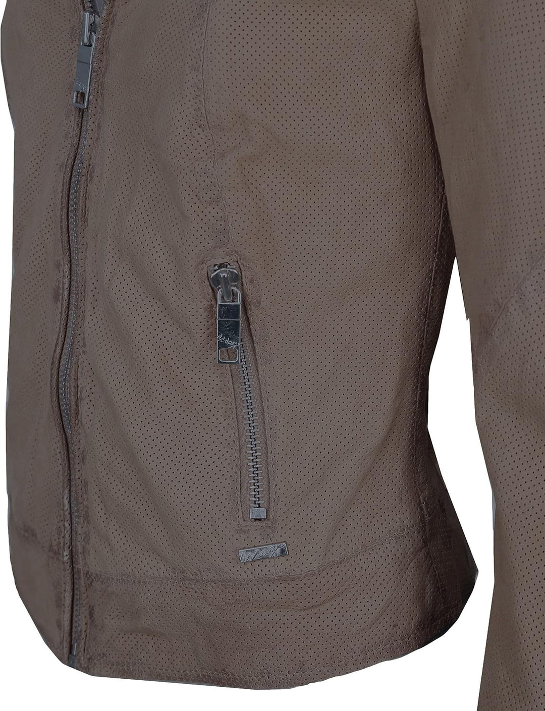 MAZE Damen Lederjacke Mabel M shadow, M shadow